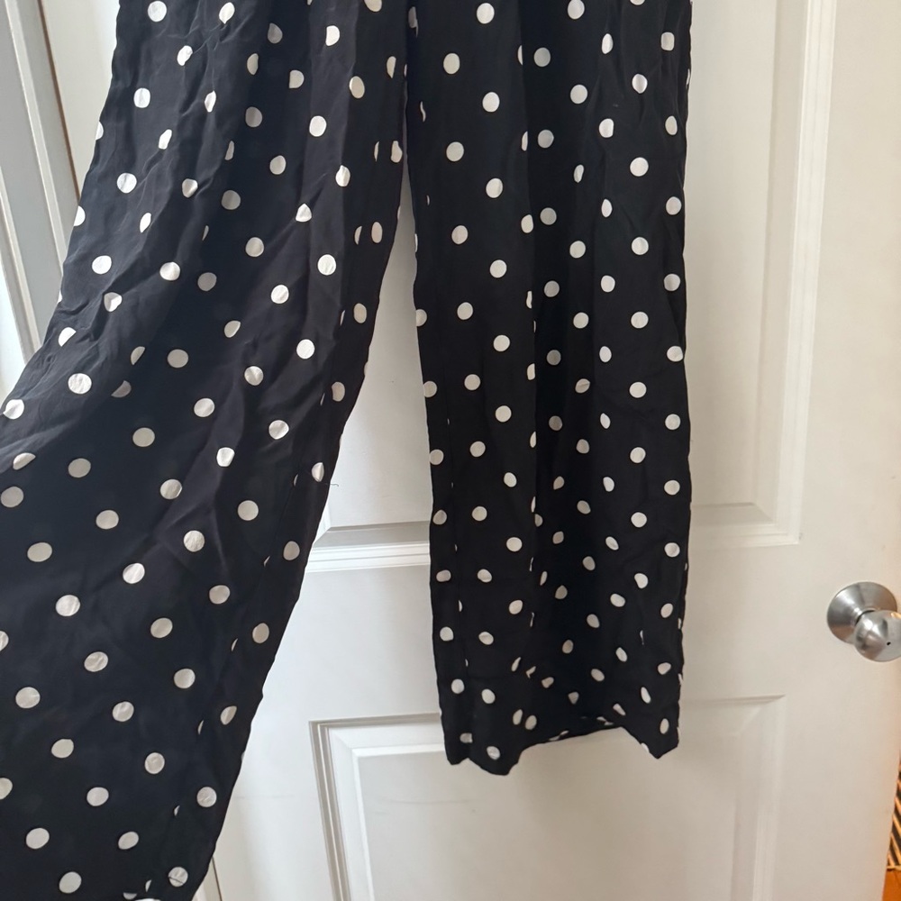 Polka Dot Wide Leg Pants - Picture 2 of 5